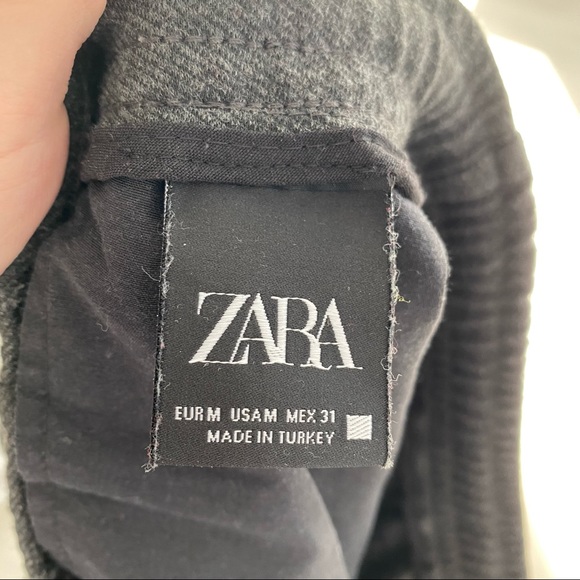 ZARA MEN’S JOGGER WAIST FLANNEL PANT - Picture 8 of 8